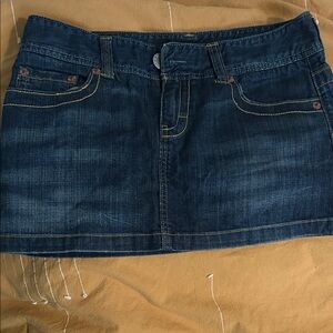 American Age Indigo Denim Mini Skirt